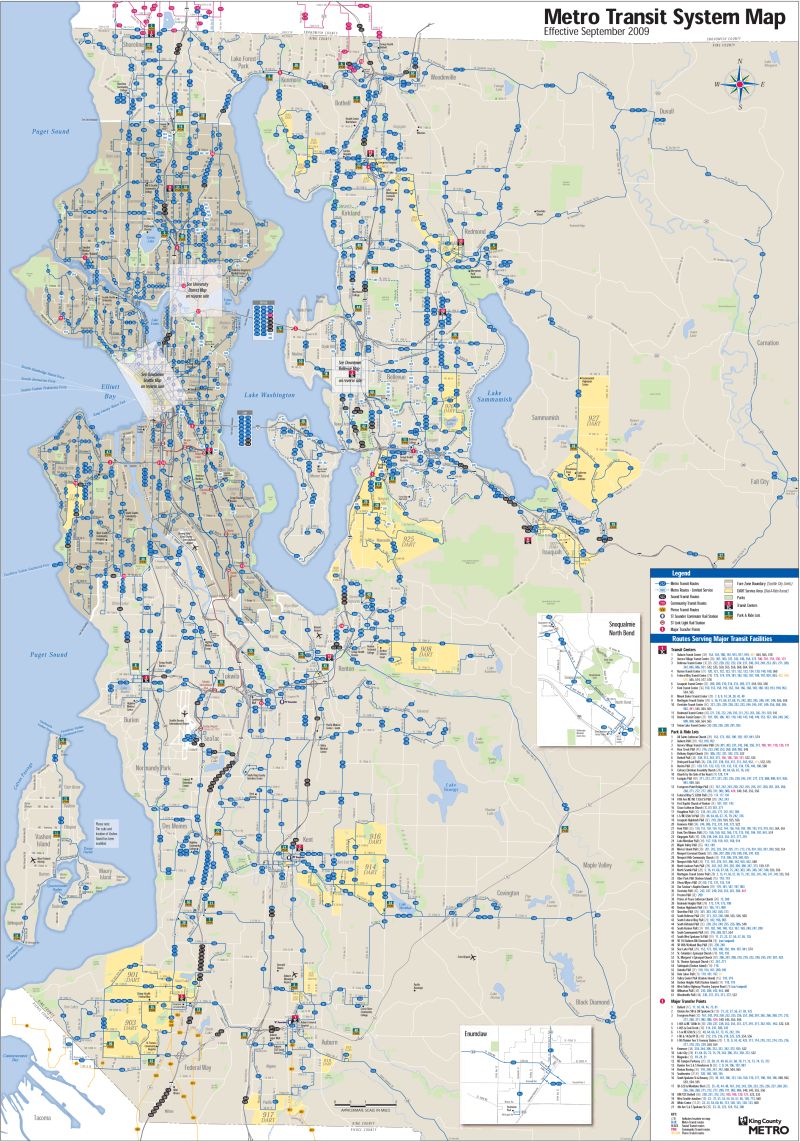 Seattle Overview Map Mapsof Net - Professional City Wallpaper - High Resolution