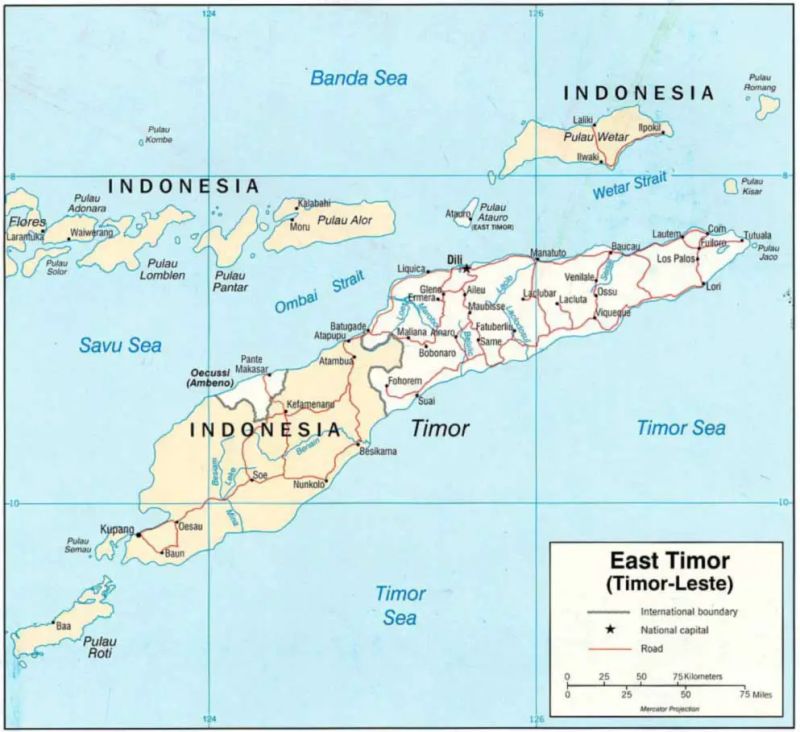 Timor Leste 1 Mapsof Net - Minimal Designs - Gorgeous Ultra HD Collection