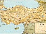Turkey Relief Map Mapsof Net