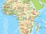 Africa Physical Map Mapsof Net
