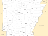 Arkansas County Map Mapsof Net