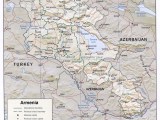 Armenia Physical Map Mapsof Net