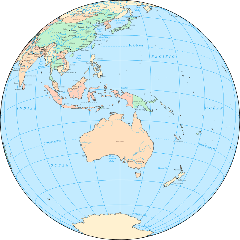 Globe Aus Mapsof Net - Amazing Geometric Background - Ultra HD