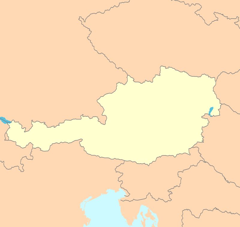 Austria Location Map Blank Mapsof Net - Premium Landscape Background Gallery - High Resolution