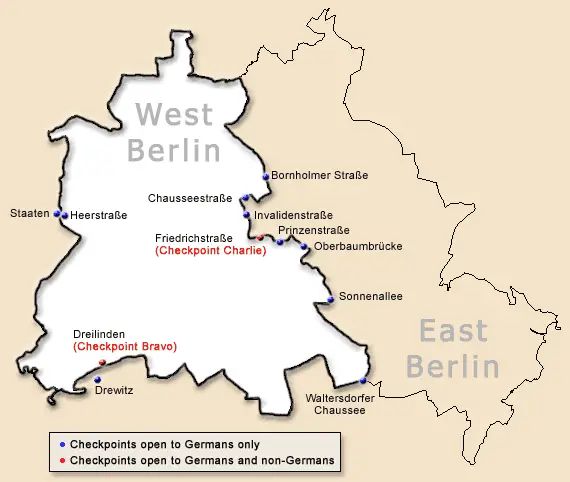 Berlin Wall Map Mapsof Net - Modern HD Minimal Pictures | Free Download