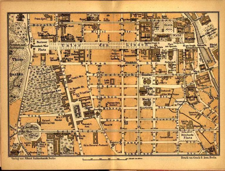 Berlin Map Mapsof Net - Download Elegant Geometric Illustration | Full HD