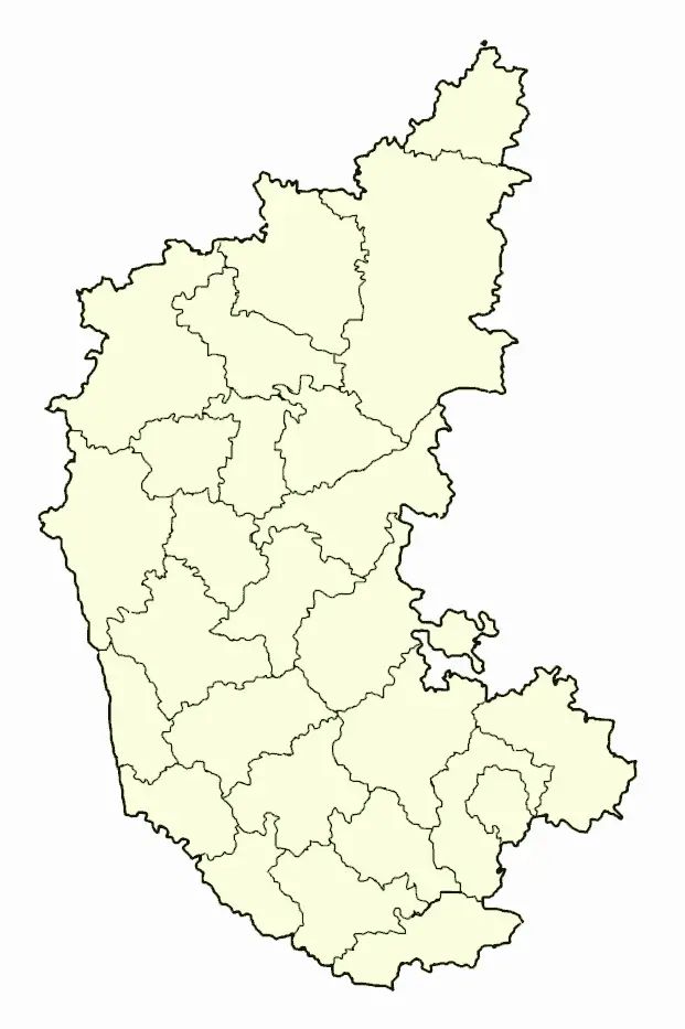 Map Of Karnataka Mapsof Net - Nature Picture Collection - Mobile Quality