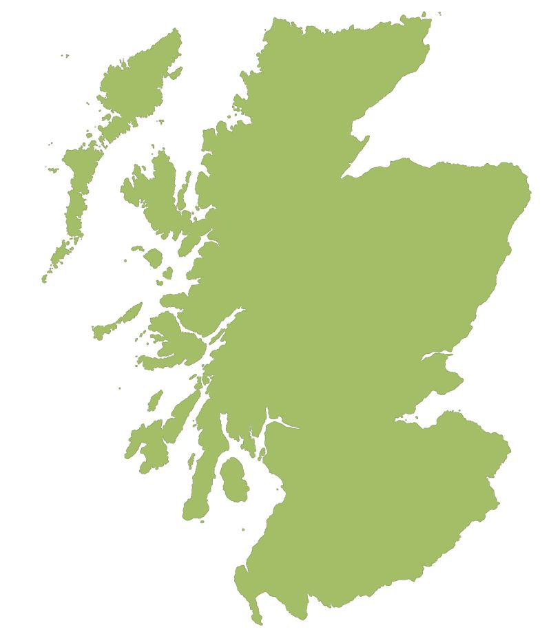Scotland Blank Map Mapsof Net - Modern Landscape Art - Retina