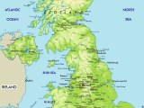 Britain Physical Map Mapsof Net