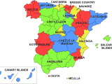 Ccaa Spain Mapsof Net