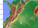 Colombia Topography Mapsof Net