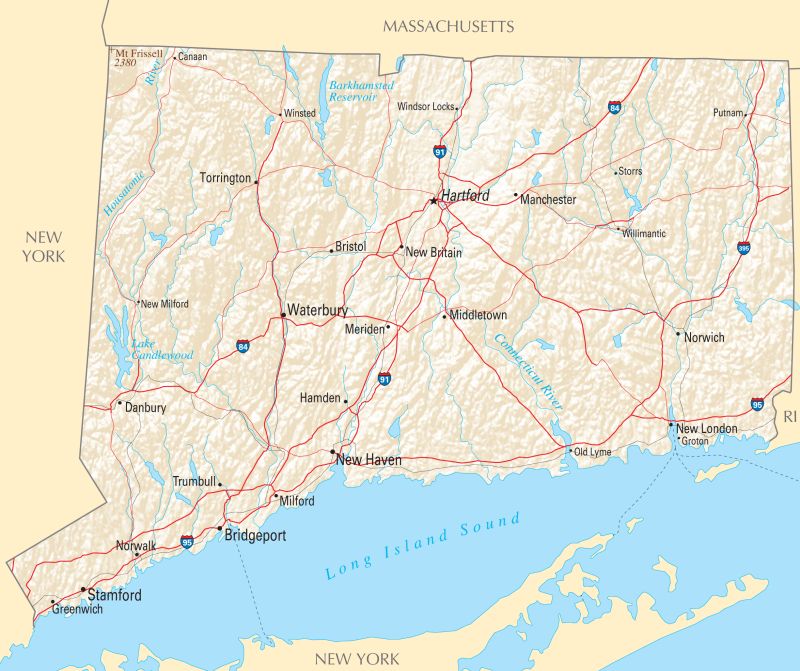 Where Is Connecticut Located Mapsof Net - Best Minimal Images in 8K