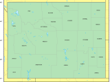 Counties Map Of Wyoming Mapsof Net