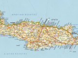 Crete Road Map Mapsof Net