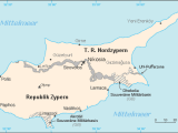 Cyprus Administration Map German Mapsof Net