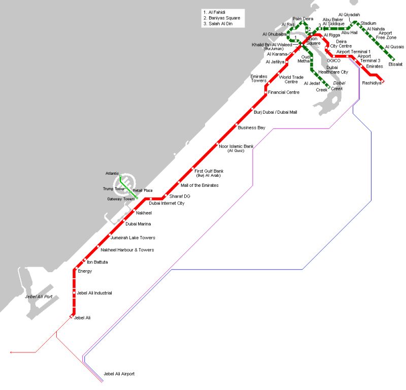 Dubai Metro Map - Artistic Full HD Dark Pictures | Free Download