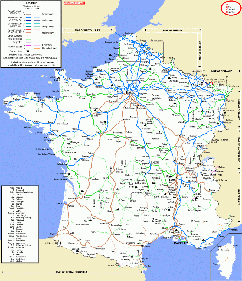 France Rail Map Mapsof Net - Retina Light Designs for Desktop