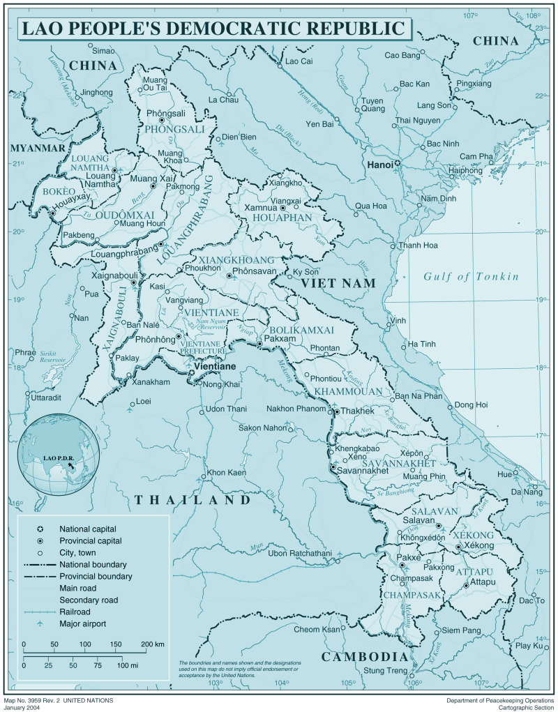 Asia Laos Blank Map 1 Mapsof Net - Best Vintage Images in High Resolution