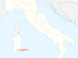 Location Of Cagliari Mapsof Net