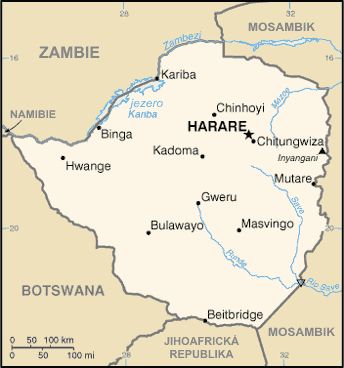 Zimbabwe Map Mapsof Net - Best Space Images in Retina