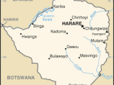 Mapa Zimbabwe Mapsof Net