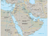 Middle East Reference Map Mapsof Net