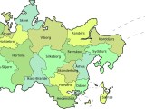 Midtjylland Municipalities Mapsof Net