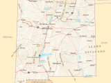 New Mexico Reference Map Mapsof Net