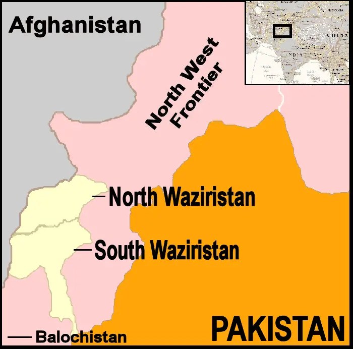 North Waziristan Map Biland Khel Map UHEDM Pakistan Waziristan Map 