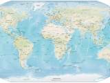 Physical World Map 2 Mapsof Net
