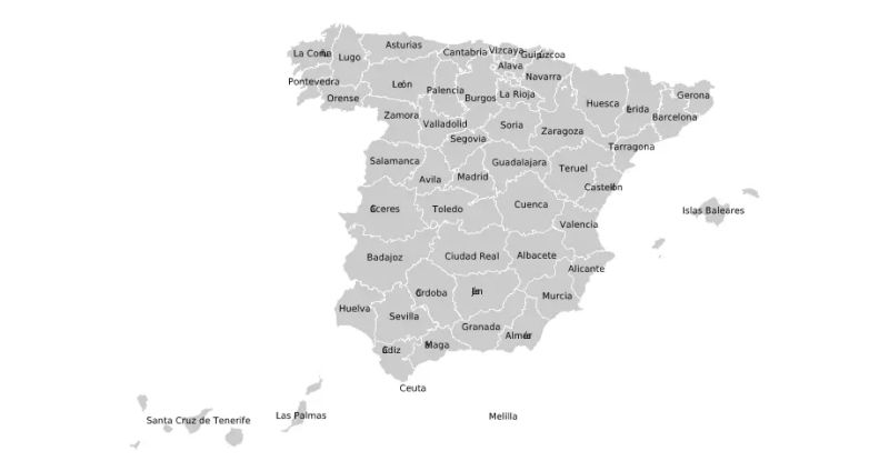 Spain Provinces Mapsof Net - Creative High Resolution Geometric Wallpapers | Free Download
