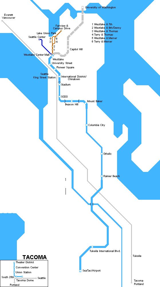 Seattle Metro System Map Mapsof Net - Download Professional City Image | Desktop