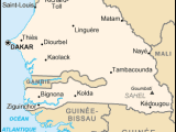 Senegal Carte Mapsof Net