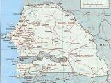 Senegal Map Mapsof Net