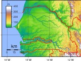 Senegal Topography Mapsof Net