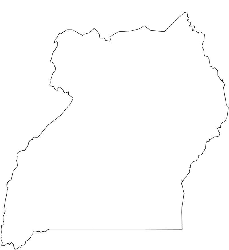 Languages Of Uganda Mapsof Net - 8K Gradient Textures for Desktop