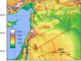 Syria Topography Mapsof Net
