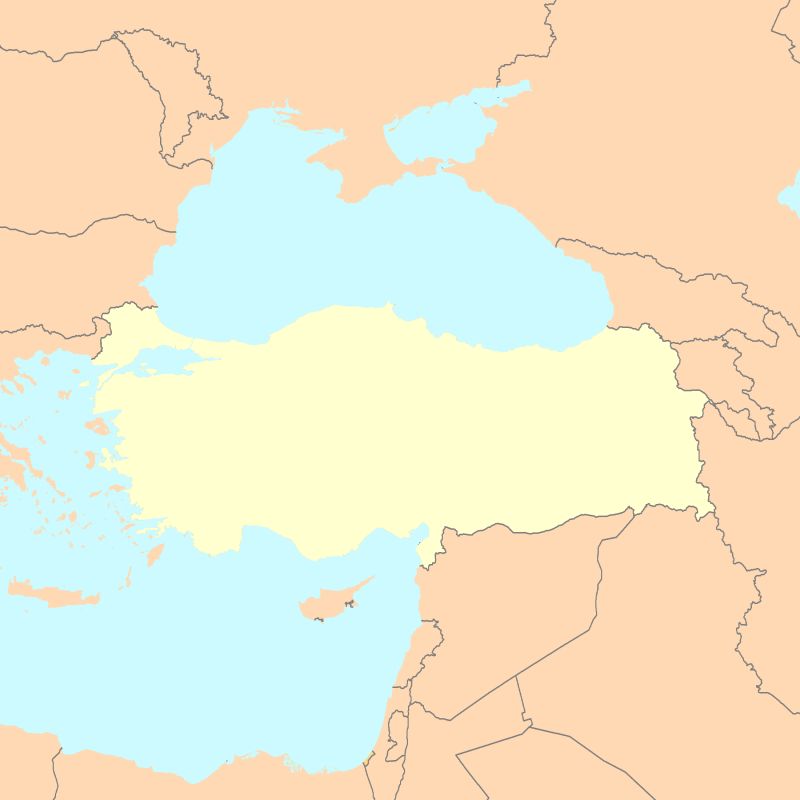 Map Turkey Mapsof Net - Retina Landscape Pictures for Desktop
