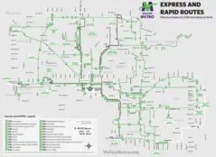 Phoenix Transport Map Mapsof Net - Dark Wallpaper Collection - Retina Quality