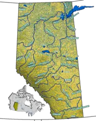 Alberta Rivers MapSof Net Alberta Rivers 