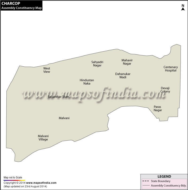Charkop Assembly Vidhan Sabha Election Result 2024 And Map Charcop Assembly Map 