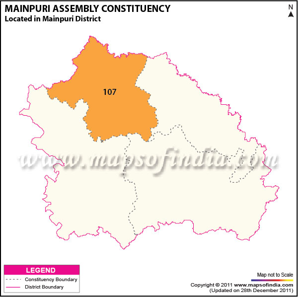 Mainpuri Vidhan Sabha Map Mainpuri Election Result 2022 Mainpuri Map 