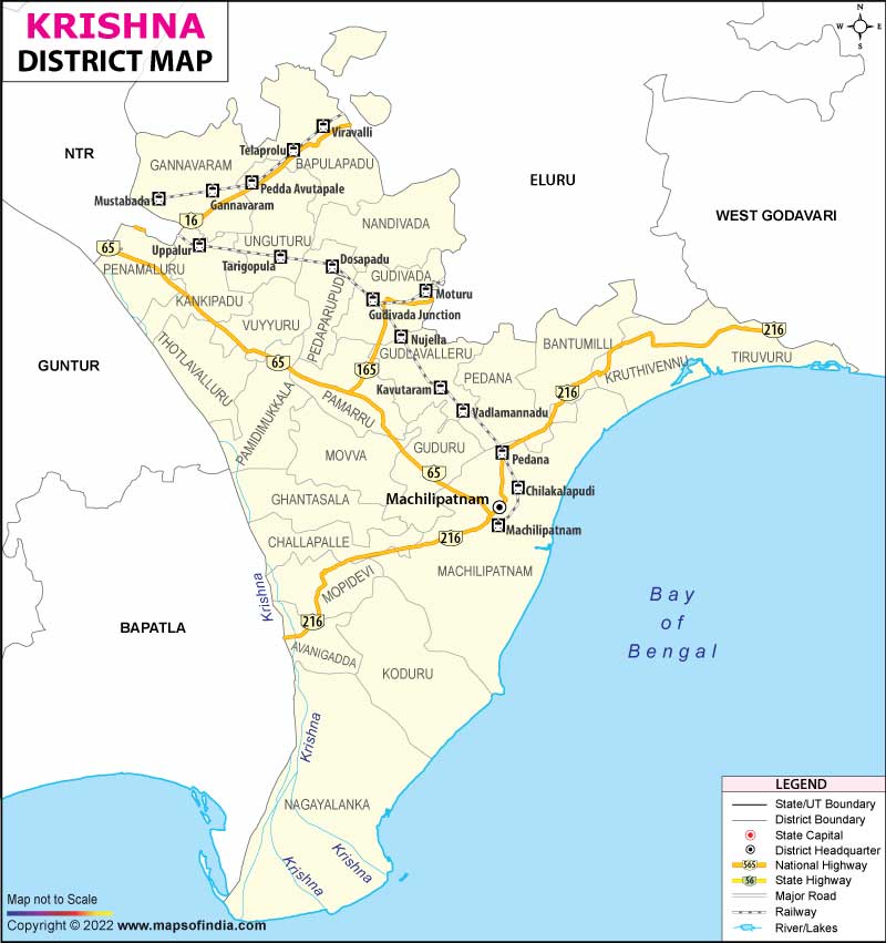 Krishna Map District PDF Power.