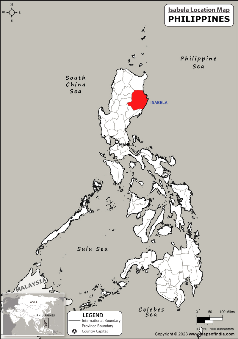 Isabela Google Map Philippines Google Map Of Isabela Satellite View Isabela Location Map 