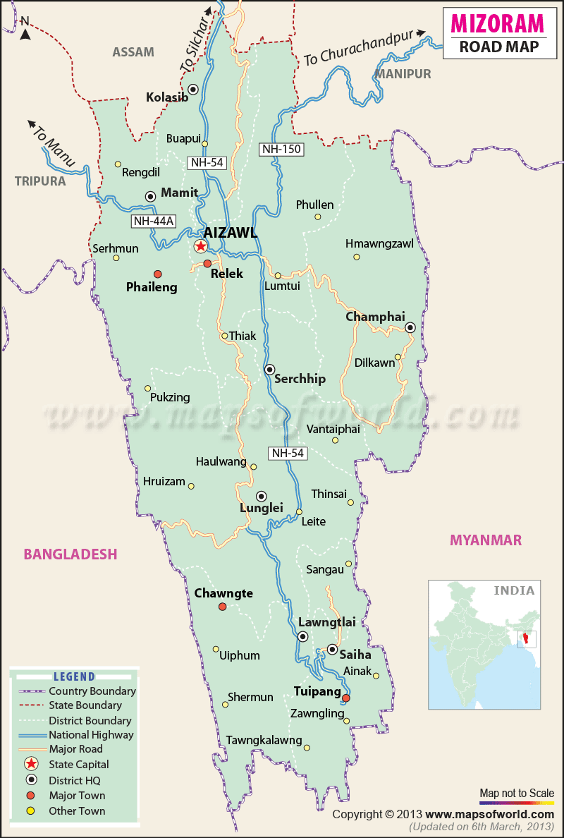 Cabinet approves ecgc listing on bourses, rs 4,400 cr capital infusion. Mizoram Road Map