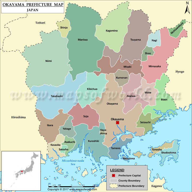 Okayama University Campus Map