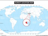 Where Is Kuwait Located Location Map Of Kuwait