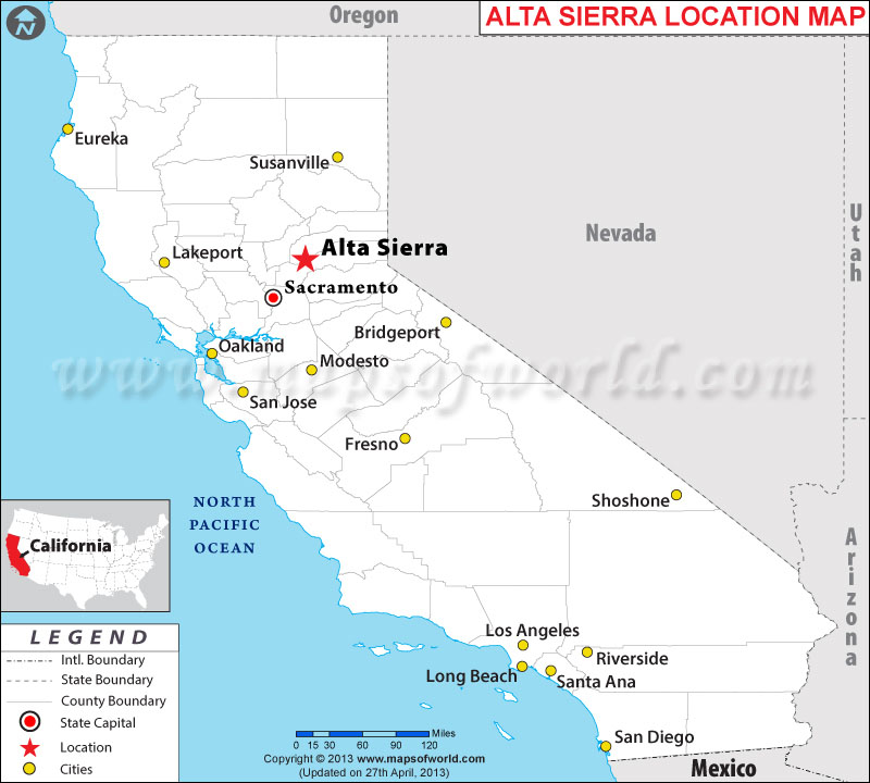 Where Is Alta Sierra Located In California USA Usa Altasierra Ca 