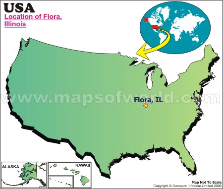 Where Is Flora Located In Illinois USA Il.