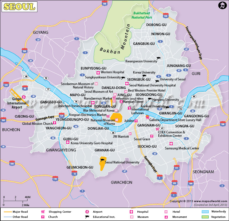 Navigating The Heart Of Korea A Guide To Seoul S Map Seoul Map 